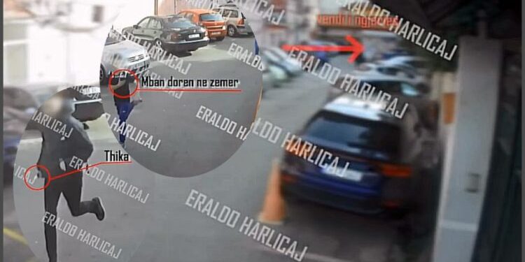 VIDEO/ Publikohen pamjet e vrasjes së Martin Canit, autori vrapon me thikë në dorë