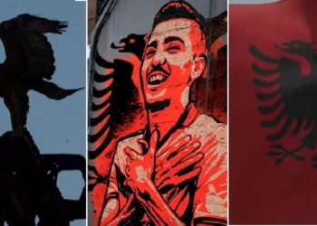 Prezantim me shqiponjë dhe flamur, ish-sulmuesi i Partizanit firmos në Spanjë