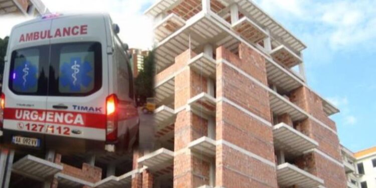 Ranë nga lartësia, plagosen 2 punëtorë ndërtimi në Tiranë
