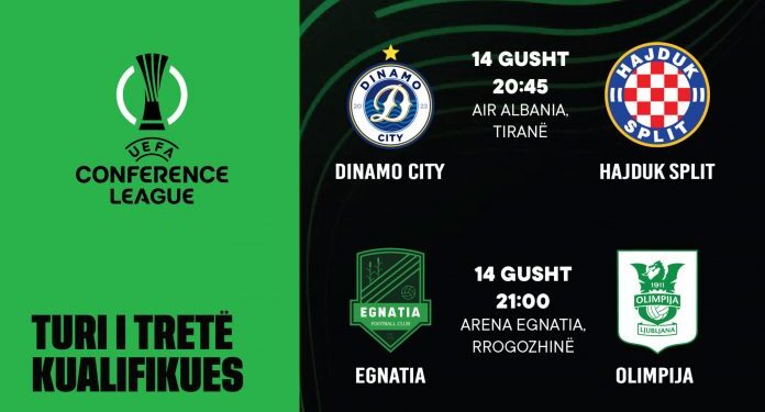 Conference League, Egnatia dhe Dinamo City luajnë nesër duelet vendimtare të turit të tretë