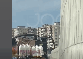 Skandal/ Qumështi “Erzeni” transportohet në kamionçina të hapura, në diell përvëlues