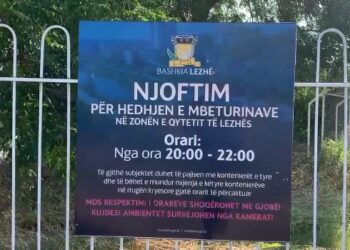 Ndodh dhe kështu! Bashkia e Lezhës vendos orare për hedhjen e mbeturinave