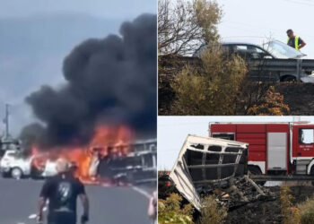 Greqi – Përplasje fatale në autostradën Egnatia, tre shqiptarë vdesin në një aksident tragjik