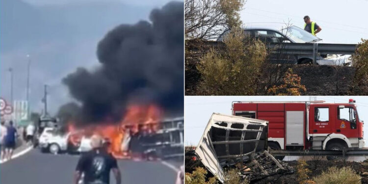 Greqi – Përplasje fatale në autostradën Egnatia, tre shqiptarë vdesin në një aksident tragjik