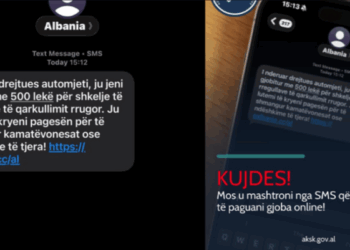 “Automjeti juaj është gjobitur”,  AKSK apel qytetarëve: Mos i hapni këto mesazhe