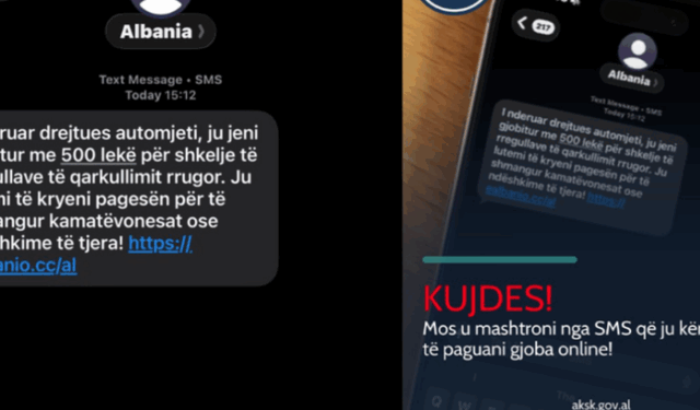 “Automjeti juaj është gjobitur”, AKSK apel qytetarëve: Mos i hapni këto mesazhe