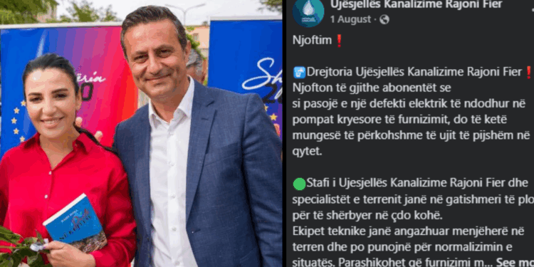 Fieri merr ujë me pikatore, Klodjan Mema luan me 1.1 miliard lekët e ujësjellësit të ri, e premtuan Belinda me Cenon