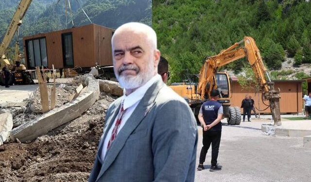 Ramës nuk i del e keqja me Thethin, shkon shemb dhe 8 ndërtime të tjera