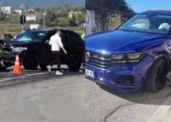 Përplasen 3 automjete në aksin Maminas – Gjiri i Lalëzit, plagosen 2 pasagjere