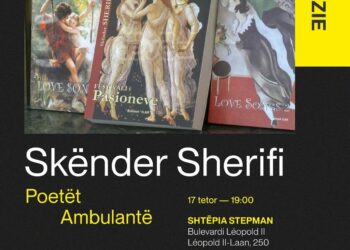 Brukseli nderon Skënder Sherifin për kontributin e tij në letërsinë frankofone
