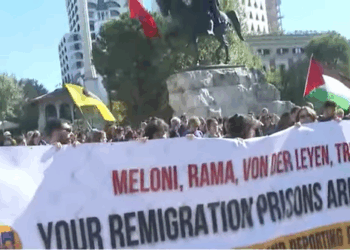 Protestë në Tiranë dhe Lezhë për marrëveshjen e dështuar Rama-Meloni