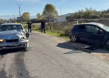 Përplasen dy makina në aksin Fier- Roskovec, plagosen katër persona