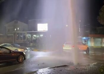 Shpërthejnë tubacionet e reja të ujësjellësit në Elbasan