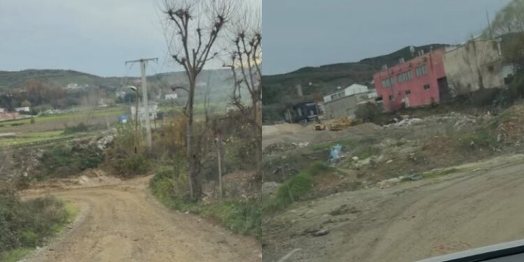 Masakër mjedisore në Zall-Herr, kamionët hedhin mbeturina dhe dhera