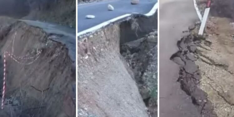 Rruga e fshatit Derjan në Mat shembet brenda vitit nga ndërtimi