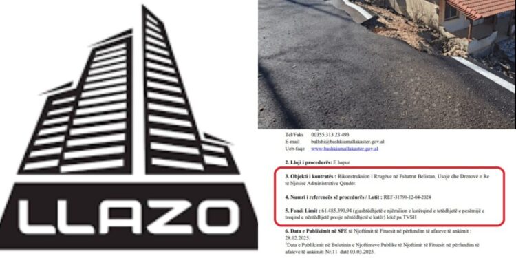 Kushtoi 650 mijë euro, shembet pas disa muajsh rruga e Llazove në Mallakastër