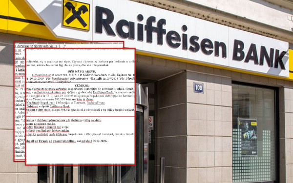 Shkeli ligjin për ndërtimet/ “Raiffeisen Bank” nuk paguan gjobën 6 mijë euro, e detyron Gjykata