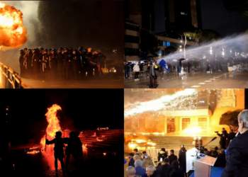 Tym e flakë në Tiranë/ Çfarë ndodhi në protestën e PD-së, të plagosur qytetarë dhe efektivë policie