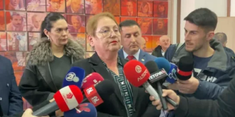 Ministrja përplaset me gazetarët, refuzon të flasë shqip: Gjuhë zyrtare është maqedonishtja