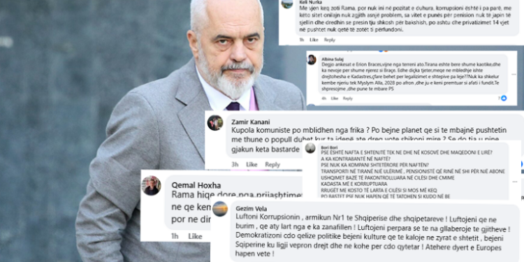 “Pushteti, barrë për t’u mbajtur me dinjitet”, qytetarët kritika Ramës për korrupsionin dhe çmimet e larta