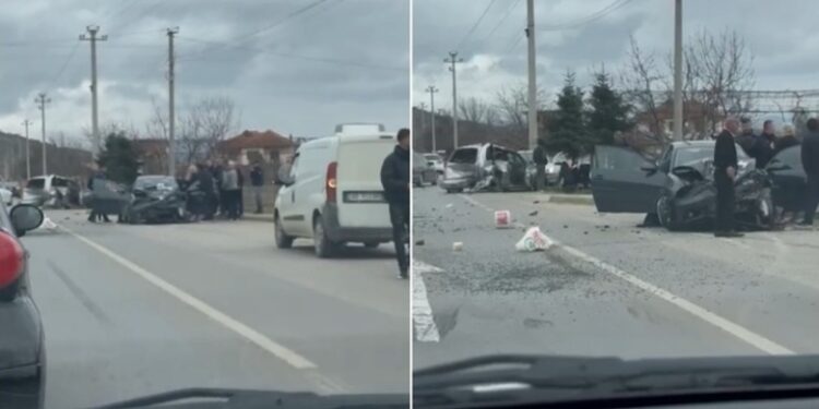 Aksident i rëndë në rrugën Korçë-Maliq, disa persona të plagosur