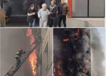 U shkrumbuan 30 apartamente/ Mediat e huaja shkruajnë për zjarrin që ‘përpiu’ pallatin në Tiranë