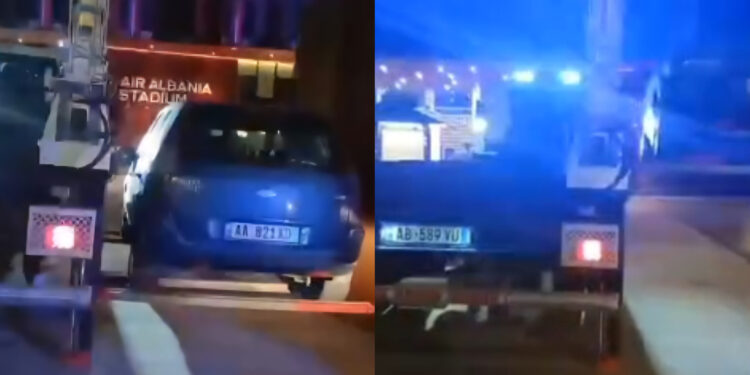 VIDEO/ Policia Rrugore aksion pranë Air Albania Stadium: Spastrohen mjetet e parkuara pa kriter