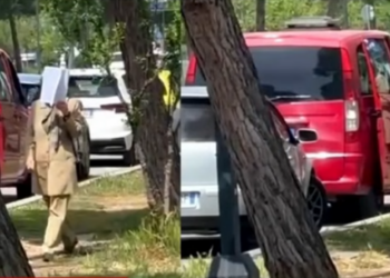Gra me shami dyshohet se afrojnë fëmijët te një furgon i kuq! Eksperti i sigurisë tregon 3 elementët shqetësues