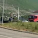 Aksident i rëndë në Kukës, makina del nga rruga dhe përmbyset