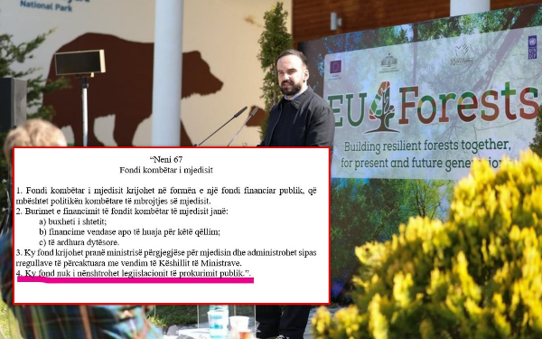 Ligji skandaloz/ Ministria e Mjedisit do të shpenzojë miliarda pa tender