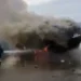 Aksident i rëndë në Devoll, makina shpërthen në flakë, 3 të plagosur
