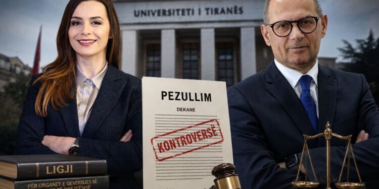 Pezullimi i Dekanes së Drejtësisë për kandidimin në KLGJ, vendimi i Rektorit ngre pikëpyetje ligjore…dhe politike