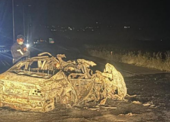 BMW-ja përplaset me një kamion dhe përfshihet nga flakët, 4 viktima