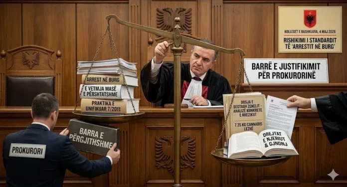 Fundi i formulës “arrest në burg”