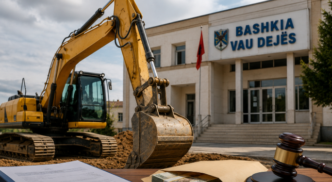 SKANDAL NË VAUN E DEJËS/ Eskavatori iu dha familjarëve të zyrtares së Bashkisë, skualifikohen firmat e specializuara