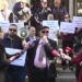 “Mendo për punëtorët, jo për oligarkët”, protestë para Kryeministrisë për 1 Majin