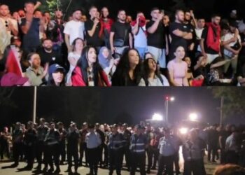 Marshimi i protestuesve drejt Rinasit u ndal mbrëmë nga policia, qytetarët thirrje efektivëve: Bashkohuni me ne