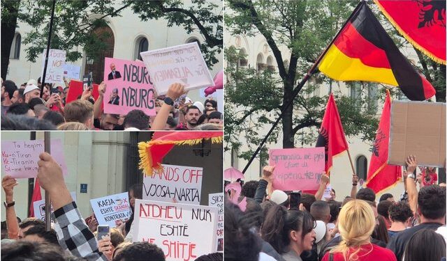 Paralel me Tiranën, shqiptarët në Mynih protestë kundër Ramës