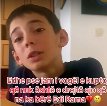 Video/ Mesazhi prekës të miturit për protestën: Po rregullohet vendi ynë