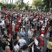 Protesta e 18/ Nis grumbullimi i qytetarëve tek sheshi Skënderbej