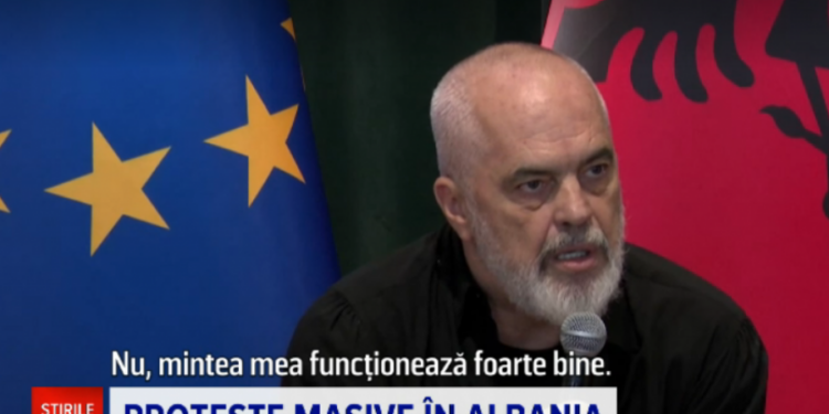 Televizioni rumun: Rama humb kontrollin live, sulmon gazetaren gjatë pyetjeve për Zvërnecin