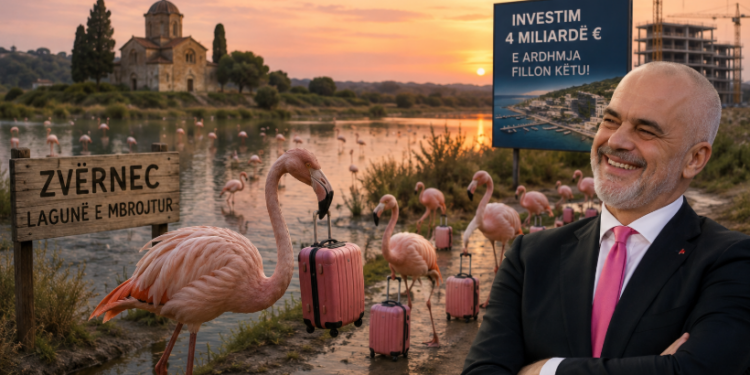 Flamingot bëjnë ‘valixhet’ gati, Rama dorëzohet përballë 4 mld eurosh të investimit në Zvërnec