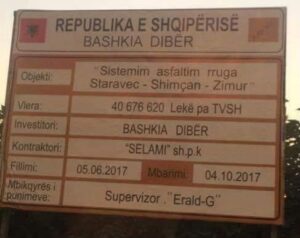 Musa Selami mori 48 8 milionë lekë për rrugën Staravec Shimcan Zimur  pas 9 vitesh akoma nuk ka përfunduar