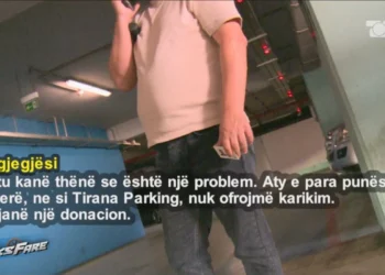 Taksitë zënë vendin e qytetarëve për karikimin pa pagesë të makinave në parkimet në Tiranë
