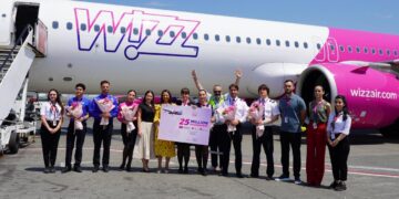 Wizz Air feston 25 milionë pasagjerë në Shqipëri dhe 6 vite nga hapja e bazës në Tiranë