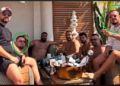 Endri Haxhiu, krahu i djathtë i Gonxhes, në tavolinë me Bekim Bulicën e “Principotes” ku u vra turisti portugez