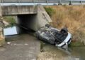 Aksident në autostradën Fier-Lushnjë, “Audi” përfundon në nënkalim