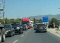 Trafik i rënduar në Lezhë-Milot, fluks i lartë automjetesh në daljet e qytetit