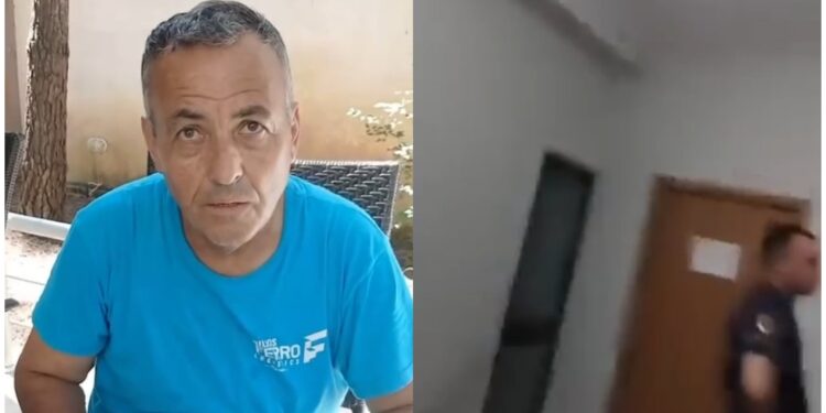Video/ Qytetari denoncon dhunën në policinë e Golemit: Më goditën dhe më morën celularin