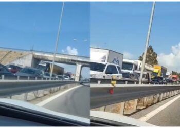 Trafik i rënduar në aksin Kavajë-Rrogozhinë